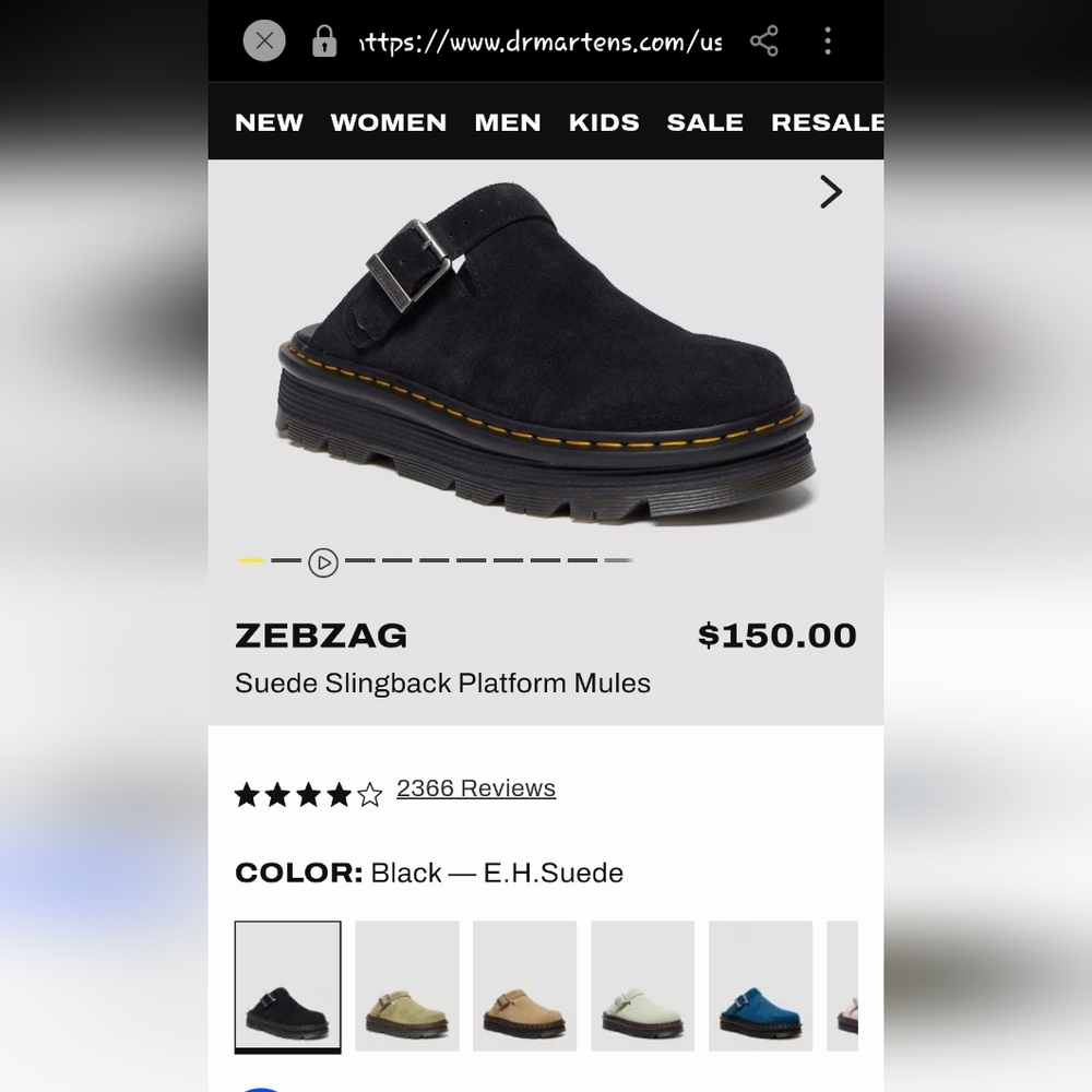 Doc Martens Zebzag Mule - Picture 6 of 6